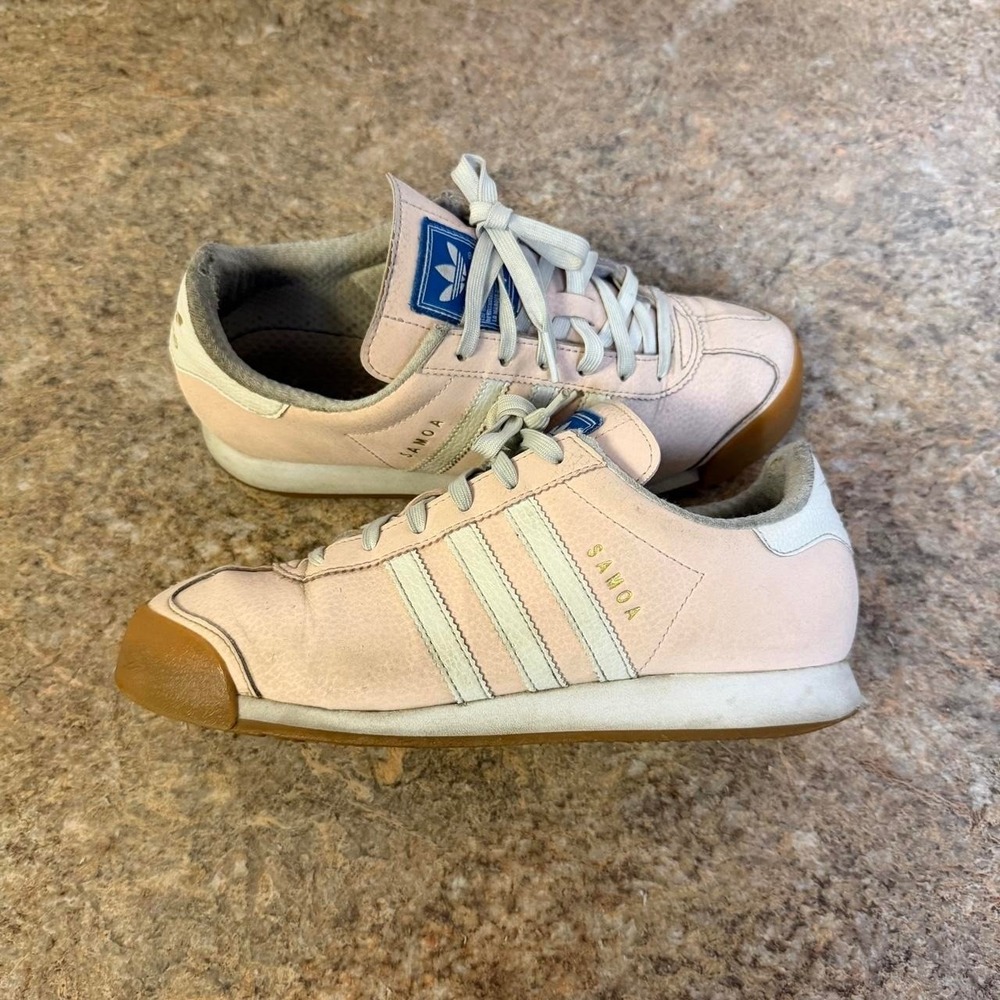 Adidas Women's Samoa Pink Sneaker Shoe W7 S85433 FLAWS